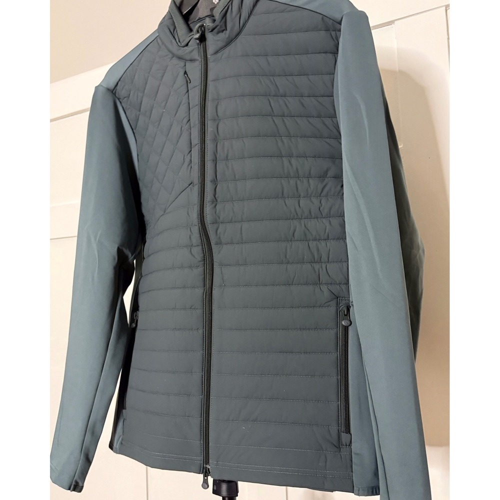 Greyson Yukon Hybrid Jacket Men's Large Green Gray Quilted PrimaLoft Golf
